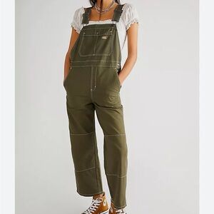 Dickies Cropped Carpenter Overalls